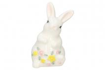 Figurka ceramiczna zając 7,1x5,6x10,6cm