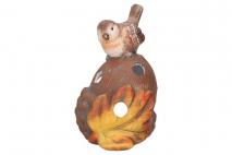 Figura ceramiczna ptak 14,9x11,6x21cm