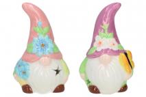 Figurka ceramiczna skrzat z LED 6,5x6,8x12,2cm