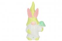 Figurka ceramiczna zając 6x4,5x11cm