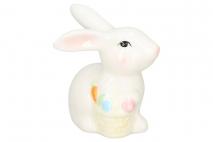 Figurka ceramiczna zając 8,2x7x11cm