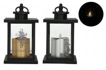 Latarenka LED mix 11,5x11,5x21cm